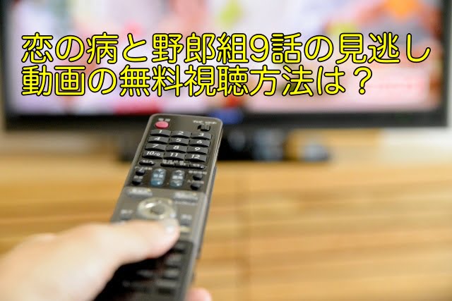 恋の病と野郎組 9話 動画