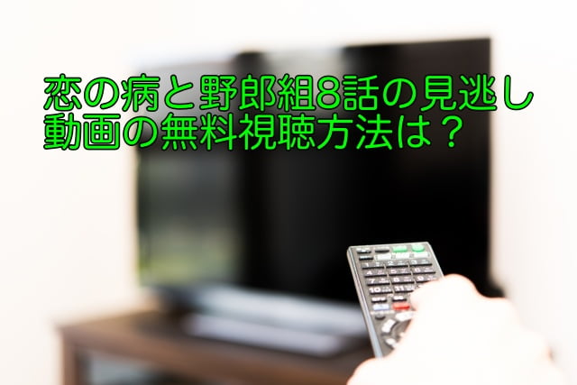 恋の病と野郎組 8話 動画
