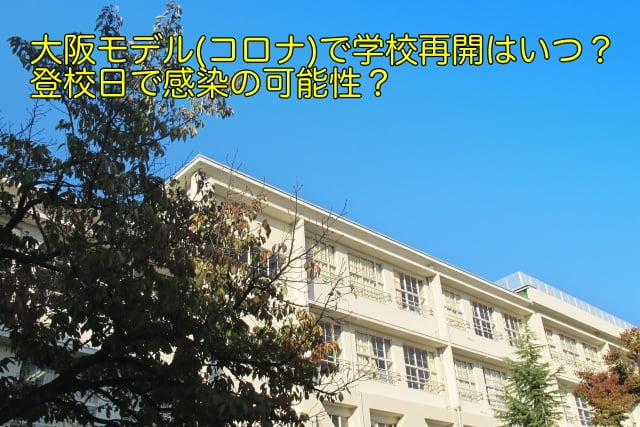 大阪モデル コロナ 学校